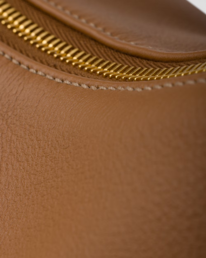 Prada Aimée large leather shoulder bag